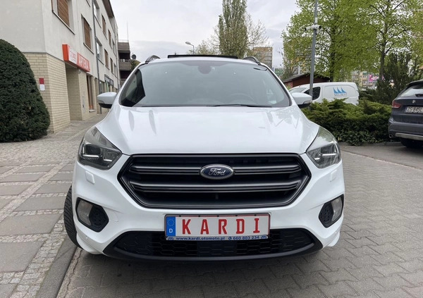 Ford Kuga cena 65900 przebieg: 187000, rok produkcji 2018 z Szczecin małe 781